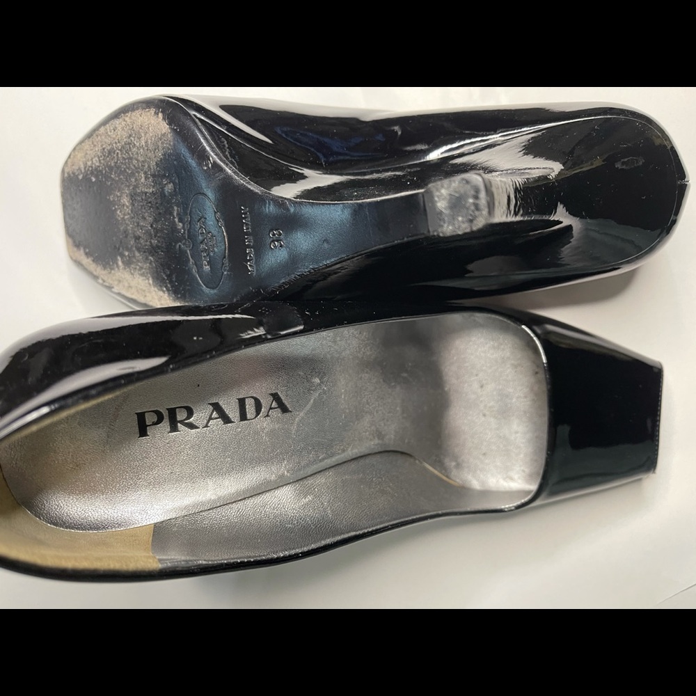 Prada peep toe wedge - Picture 4 of 8